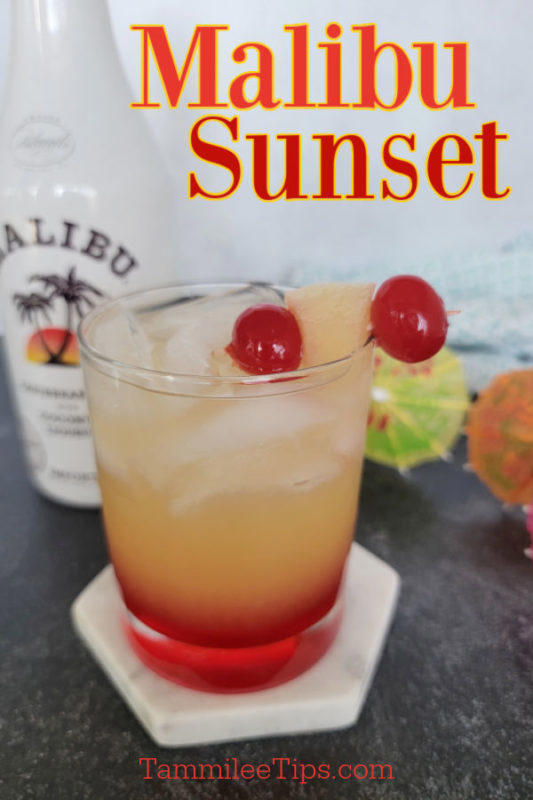 Malibu Sunset Drink Recipe