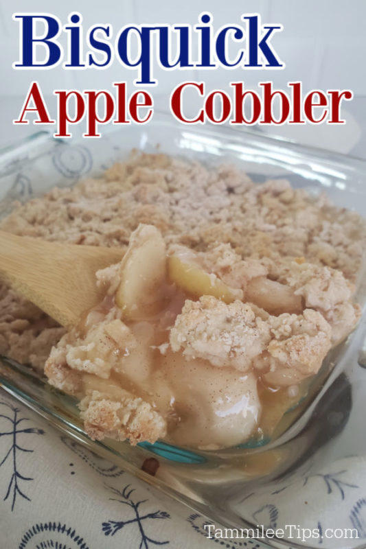 Bisquick Apple Cobbler (Quick and Easy)