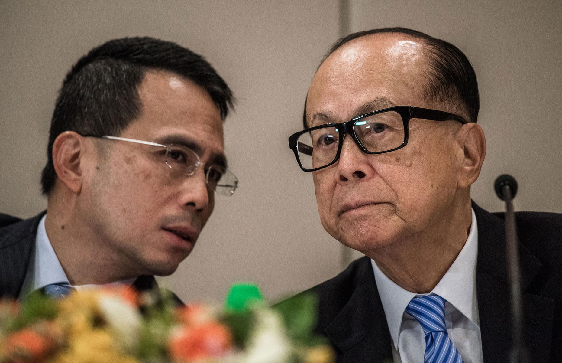<p>The Hong Kong-based Li family is up next. Li Ka-shing, nicknamed "Superman" for good reason, is a business genius who started plastics company Cheung Kong Industries in 1951 with modest savings and loans from relatives.</p>  <p>Over the years, the company evolved into CK Hutchison Holdings, one of Hong Kong's leading conglomerates. Li's son Victor (pictured here with his father), is chairman and co-CEO of the group, while his brother Richard chairs investment vehicle Pacific Century Group. </p>  <p>The total net worth given here doesn’t include Victor Li, so the $40.8 billion figure is likely to be a modest estimate of the total wealth of this family of business magnates .</p>