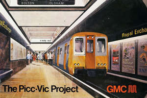 A poster promoting the proposed Picc-Vic tunnel