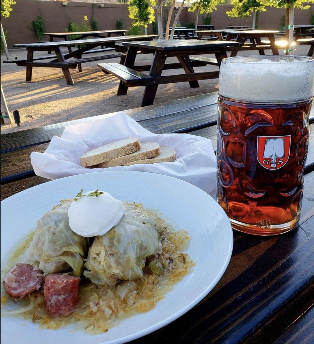 <p><b>Phoenix</b></p>With its <a href="https://www.spiegel.de/international/drinking-in-germany-soused-on-the-sidewalk-a-408286.html">liberal public drinking laws</a> and open-air biergartens, Germany’s drinking culture is almost as sacred as the country’s <a href="https://www.thelocal.de/20220513/german-state-environment-ministers-push-for-autobahn-speed-limit/">speed-limitless freeways</a>. You can get a taste of the former at <a href="https://edelweissbiergarten.com/">Edelweiss Biergarten</a> in Northern Phoenix. This German-Hungarian restaurant has the largest selection of German beer in Arizona, which you can enjoy on the restaurant’s outdoor patio — just like in Deutschland.