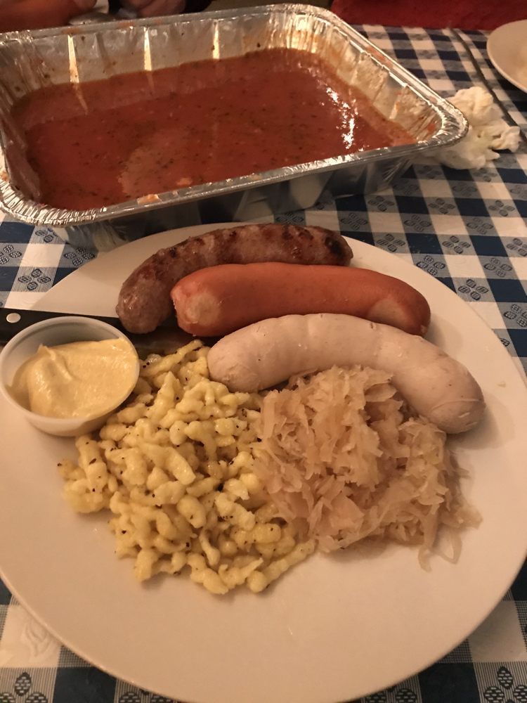 <p><b>Riverside</b></p><p><a href="https://bestofthewurstriverside.com/">Best of the Wurst</a> offers great views and a large selection of German wursts, though it’s not the most authentic of German eateries. Customers can order soft shell po’boys and all-American cheeseburgers along with old-world dishes like Polish pierogies and rouladen.</p>