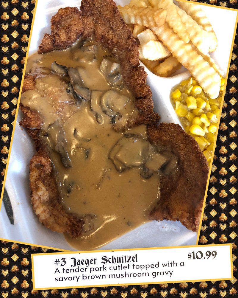 <p><b>Shreveport</b></p><p>The Schnitzel Express serves no-frills German comfort food — like pork cutlet slathered in creamy brown gravy and served in a styrofoam box — that receives rave reviews online. It’s the perfect place to go for a humble, delicious bite on a tight budget. Note that The Schnitzel Express has moved to a new location, so not all social media outlets have updated content.</p>