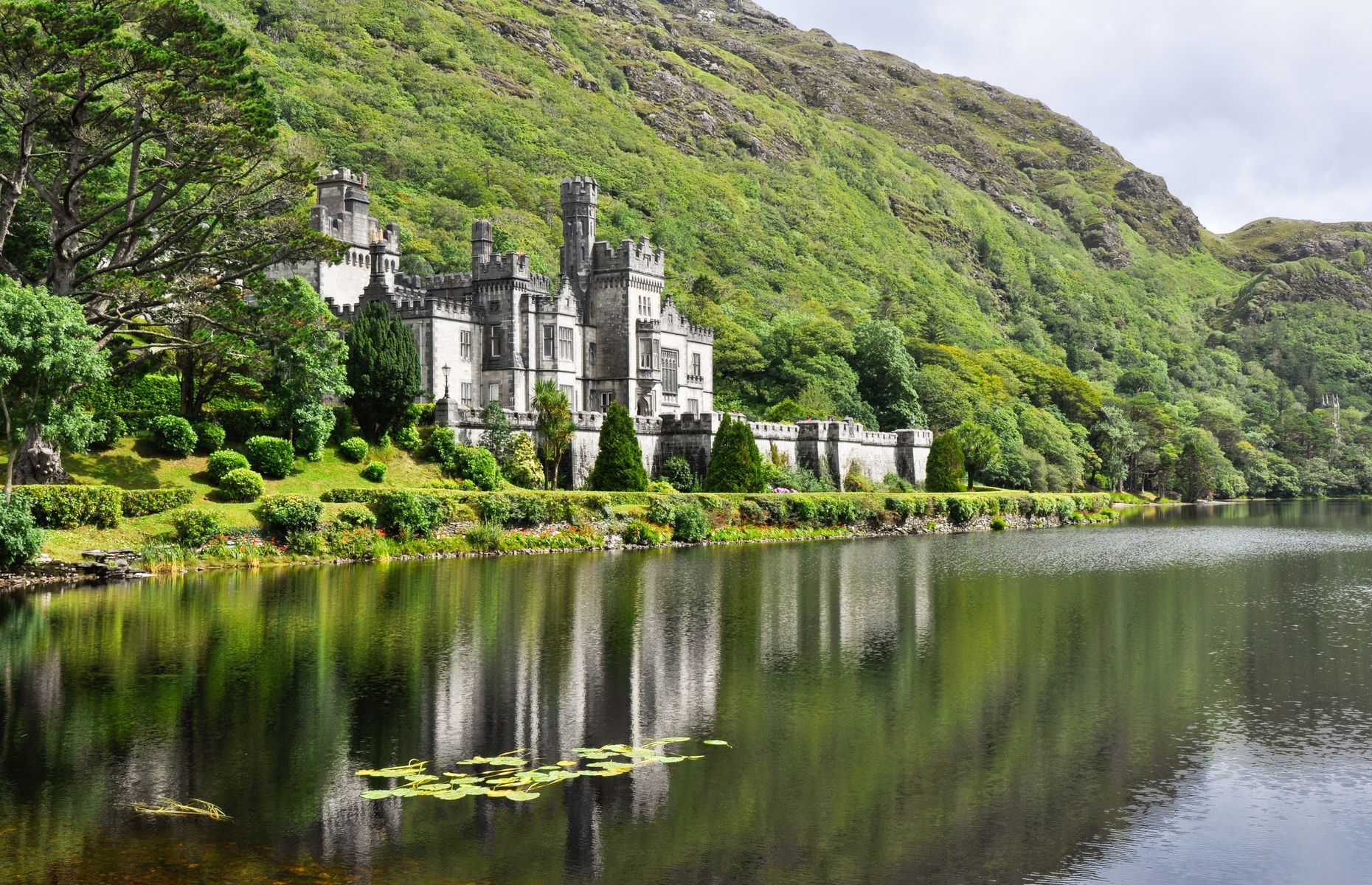 <p>About an hour’s drive from Galway on Wild Atlantic Way, in the heart of the Connemara region, you’ll find beautiful <a href="https://www.kylemoreabbey.com/" rel="noreferrer noopener">K</a><a href="https://www.kylemoreabbey.com/" rel="noreferrer noopener">ylemore Abbey.</a> Built in the late 1800s by a wealthy businessman, this enchanting estate of over 1,000 acres has been managed by a Benedictine community since 1920.</p>