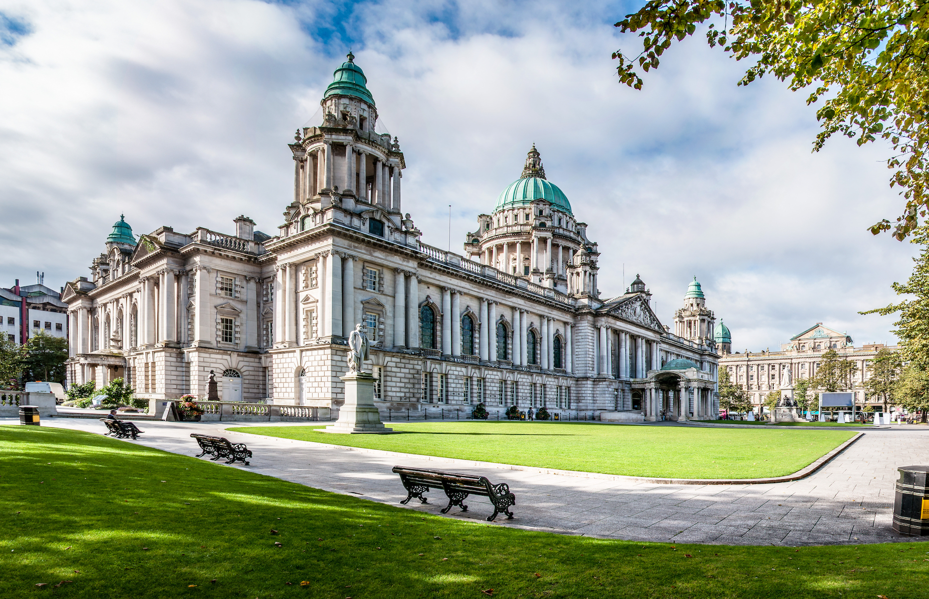 <p>Don’t leave Northern Ireland without visiting the city of <a href="https://www.ireland.com/en-us/destinations/experiences/belfast/" rel="noreferrer noopener">Belfast</a><a href="https://www.ireland.com/en-us/destinations/experiences/belfast/" rel="noreferrer noopener">,</a> birthplace of the <em>Titanic</em>. In addition to a museum dedicated to the famous ship, you can also visit the sumptuous Belfast Castle, grab a bite to eat at St George’s Market, and stroll along the Peace Wall.</p>