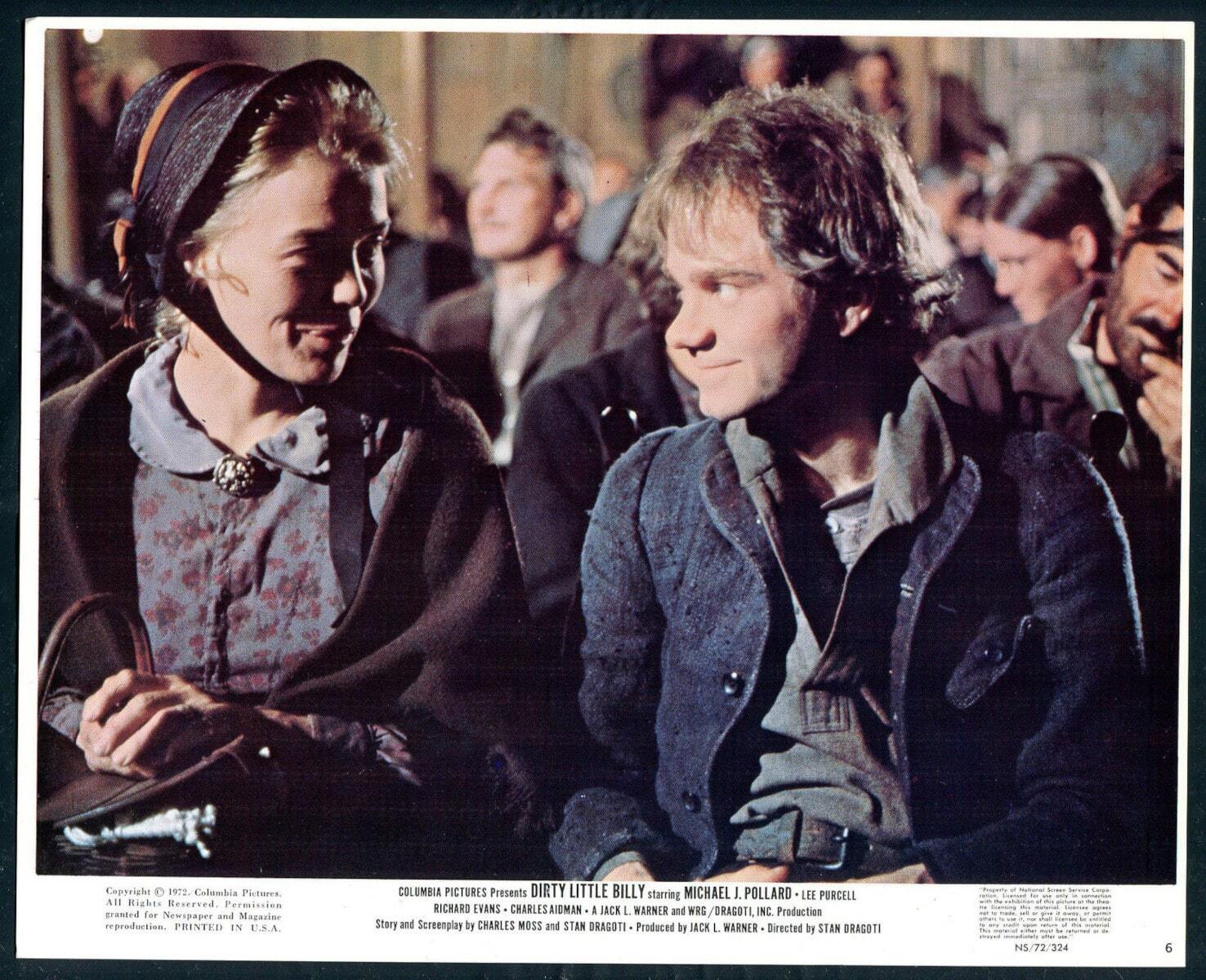 <p>1972’s <a href="https://www.imdb.com/title/tt0068487/?ref_=nv_sr_srsg_0" title="https://www.imdb.com/title/tt0068487/?ref_=nv_sr_srsg_0"><em>Dirty Little Billy</em></a> was less a western and more of a gritty, realistic portrayal of Billy the Kid’s early years, when he was more down on his luck. <a href="https://www.imdb.com/name/nm0689488/?ref_=ttfc_fc_cl_t1" title="https://www.imdb.com/name/nm0689488/?ref_=ttfc_fc_cl_t1">Michael J. Pollard</a> plays 17-year-old Billy Bonney, before he gains notoriety as Billy the Kid. <em>Dirty Little Billy </em>also features the film debut (albeit uncredited) of <a href="https://www.imdb.com/name/nm0000560/?ref_=ttfc_fc_cl_t24" title="https://www.imdb.com/name/nm0000560/?ref_=ttfc_fc_cl_t24">Nick Nolte</a> as a gang leader. </p>