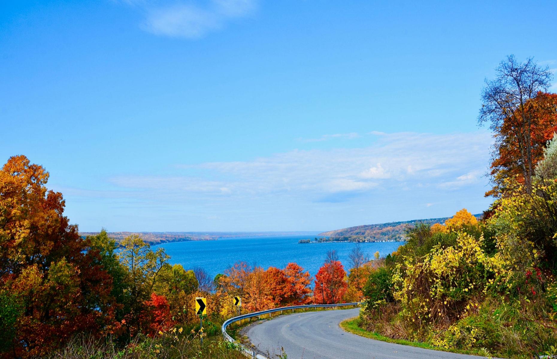 <p>Of the 11 spindly stretches of water that make up New York’s Finger Lakes, Cayuga is perhaps the easiest to explore via car. It’s skimmed by an 87-mile (140km) scenic byway that’s designed to be taken at a leisurely pace. Running from Seneca Falls in the north to Ithaca in the south and looping around the opposite shore, <a href="https://cayugalake.com/cayuga-lake-scenic-byway/"><span>Cayuga Lake Scenic Byway</span></a> is ideal for families seeking a mix of outdoor adventures, pretty scenery and cute villages to explore.</p>