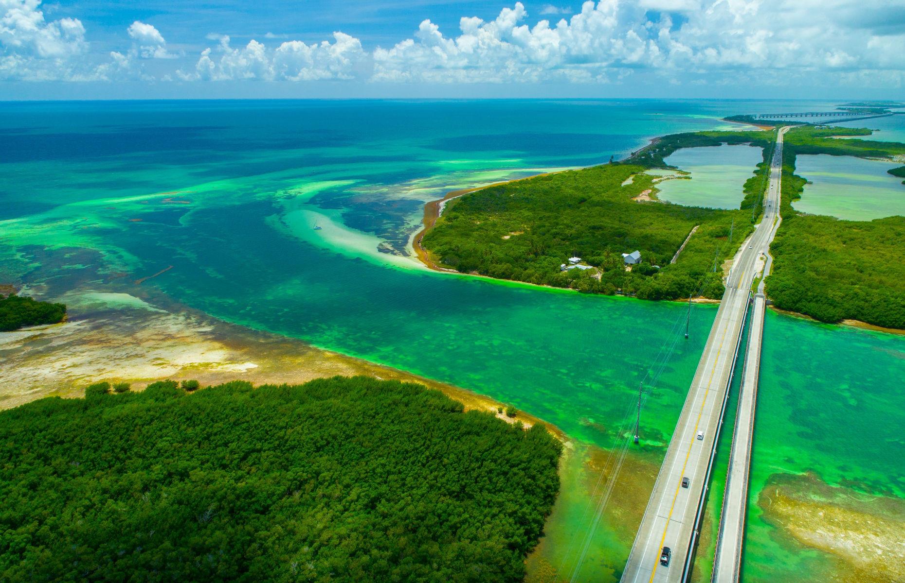 <p>Epic ocean views are the highlight of <a href="https://fla-keys.com/the-highway-that-goes-to-sea/">this 113-mile (182km) route</a>, which begins close to Miami and stretches out through the Florida Keys, from Key Largo down to the quirky island city of Key West. Memorable experiences abound, especially for families who love spending time in, on and around water. The road really does soar over the waves, and the views alone make the two-day (at least) trip worthwhile.</p>  <p><a href="https://www.loveexploring.com/news/145103/things-to-do-in-key-west-florida-usa-holidays"><strong>Uncovering Key West: 6 things to do in Florida's quirkiest city</strong></a></p>