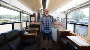45-Foot Tour Bus Motorhome