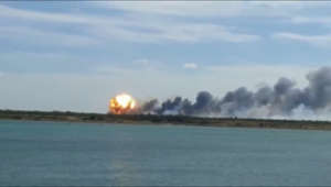 הפיצוצים בבסיס הצבאי הרוסי בחצי האי קרים