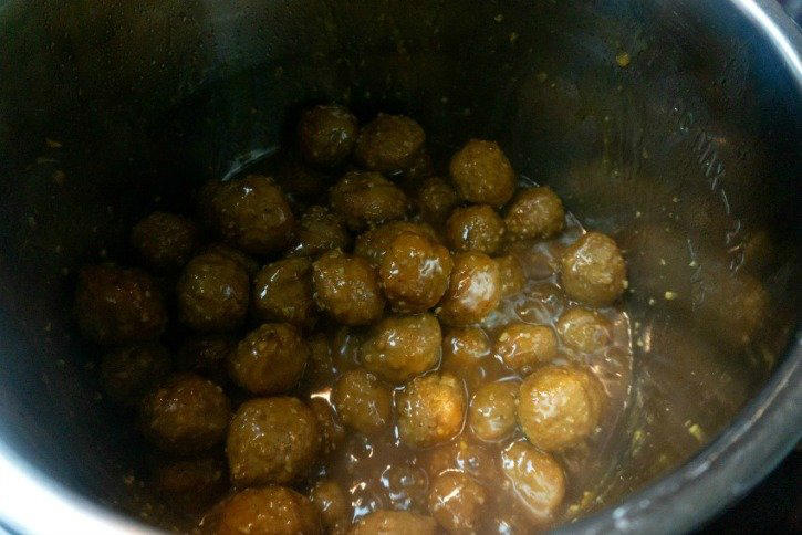 Instant Pot Orange Glazed Meatballs Recipe