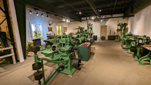 Check out all the authentic tools at the Sawmill Museum!