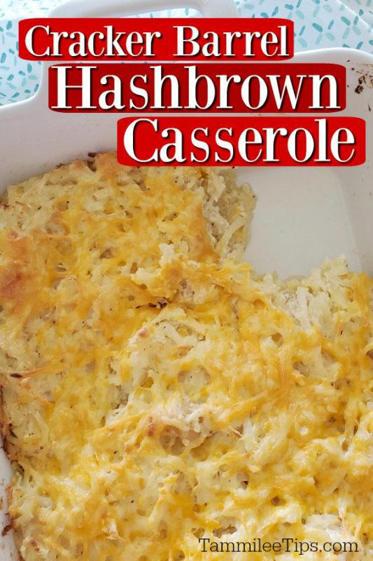 Copycat Cracker Barrel Hashbrown Casserole Recipe