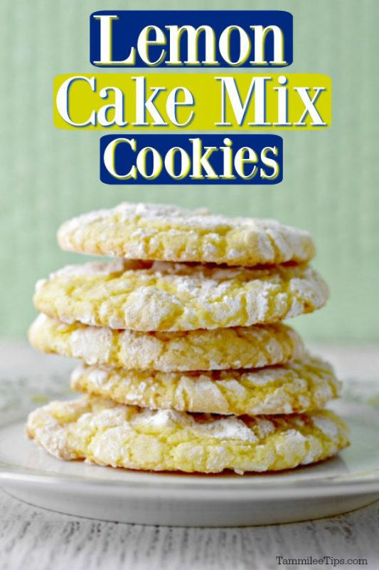 Lemon Cake Mix Cookies Recipe!