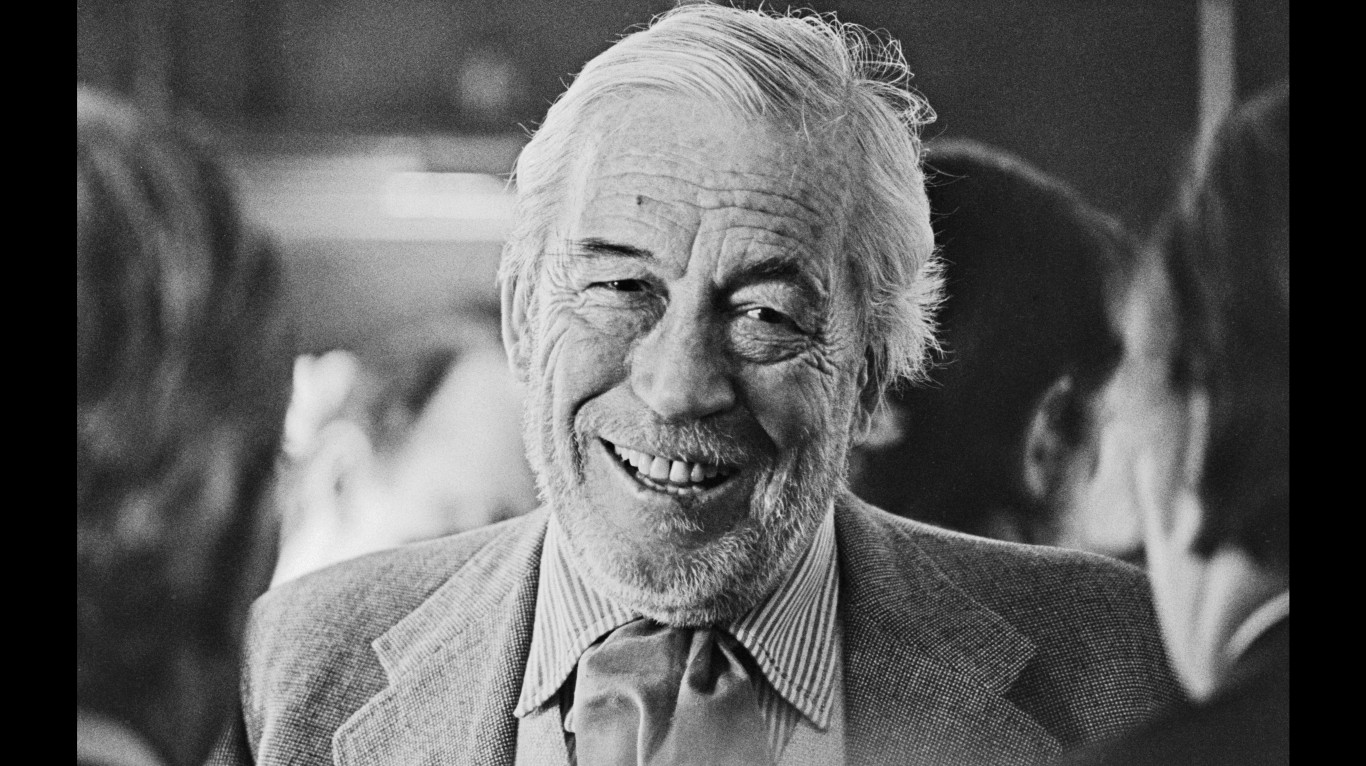<p><strong>> Occupation:</strong> Filmmaker<br> <strong>> Year citizenship renounced:</strong> 1964</p> <p>John Huston, the Academy Award-winning director ("The Treasure of Sierra Madre") whose notable films include "The Maltese Falcon" "Key Largo," and "The Asphalt Jungle," emigrated to Ireland in 1952 in protest over the activities of the House Committee on Un-American Activities. He renounced his U.S. citizenship in 1964 to become an Irish citizen.</p> <p><span><strong><a href="https://247wallst.com/special-report/2021/09/06/the-most-expensive-countries-to-rent-a-1-bedroom-apartment/?utm_source=msn&utm_medium=referral&utm_campaign=msn&utm_content=the-most-expensive-countries-to-rent-a-1-bedroom-apartment&wsrlui=47149946">ALSO READ: The Most Expensive Countries to Rent an Apartment</a></strong></span></p>
