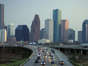 Texas, Houston, Skyline at Dusk and I-45 commuter traffic. Jeff Greenberg/Universal Images Group via Getty Images