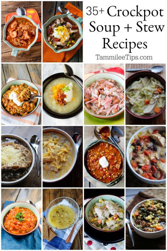 35+ Slow Cooker Crockpot Soup Recipes