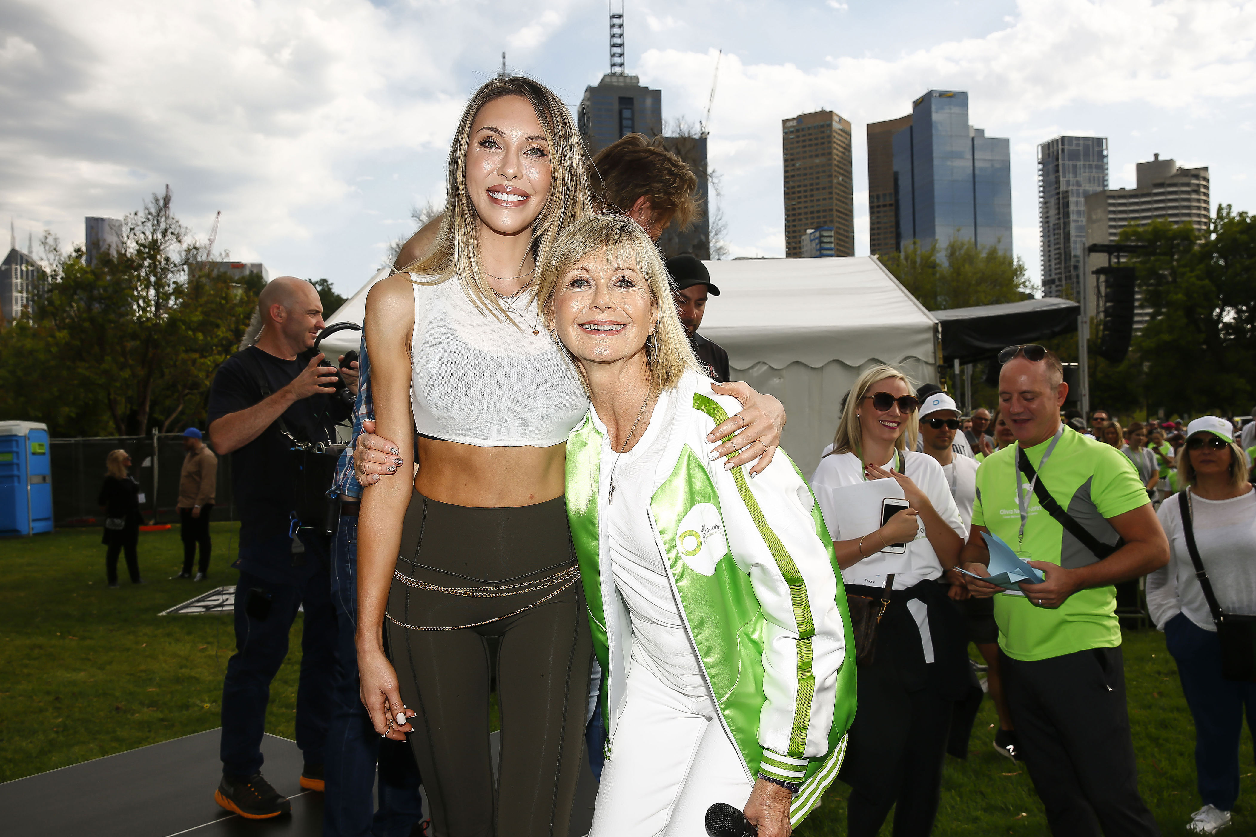 <p>Singer and cannabis farmer Chloe Lattanzi, who was born in 1986, joined mom Olivia Newton-John at the "Grease" singer-actress's Wellness Walk and Research Run in Melbourne, Australia, on Oct. 6, 2019, where they helped raise money for programs within the cancer fighter's ONJ Centre. They've worked together on music too: In 2015, they became the first mother-daughter duo to top the Billboard Dance Club Songs chart when their song "You Have to Believe" hit No. 1. In 2021, they teamed up again on the ballad "Window in the Wall." </p>