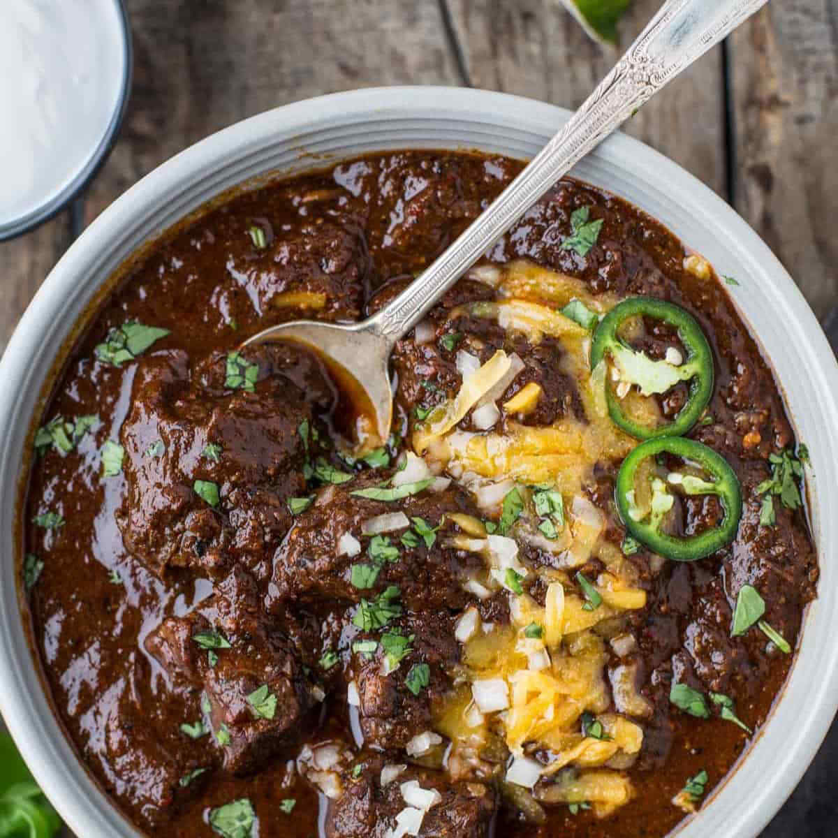 Authentic Texas Chili Recipe - (No Beans)
