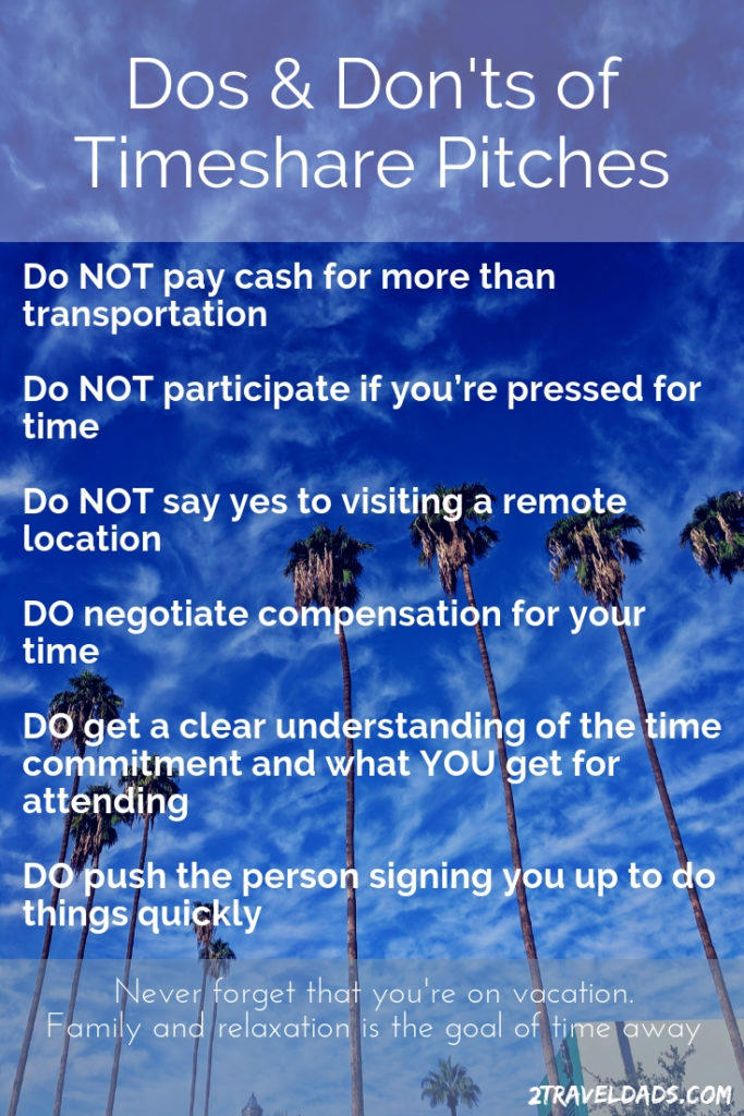How to avoid/navigate a Timeshare Presentation in Mexico
