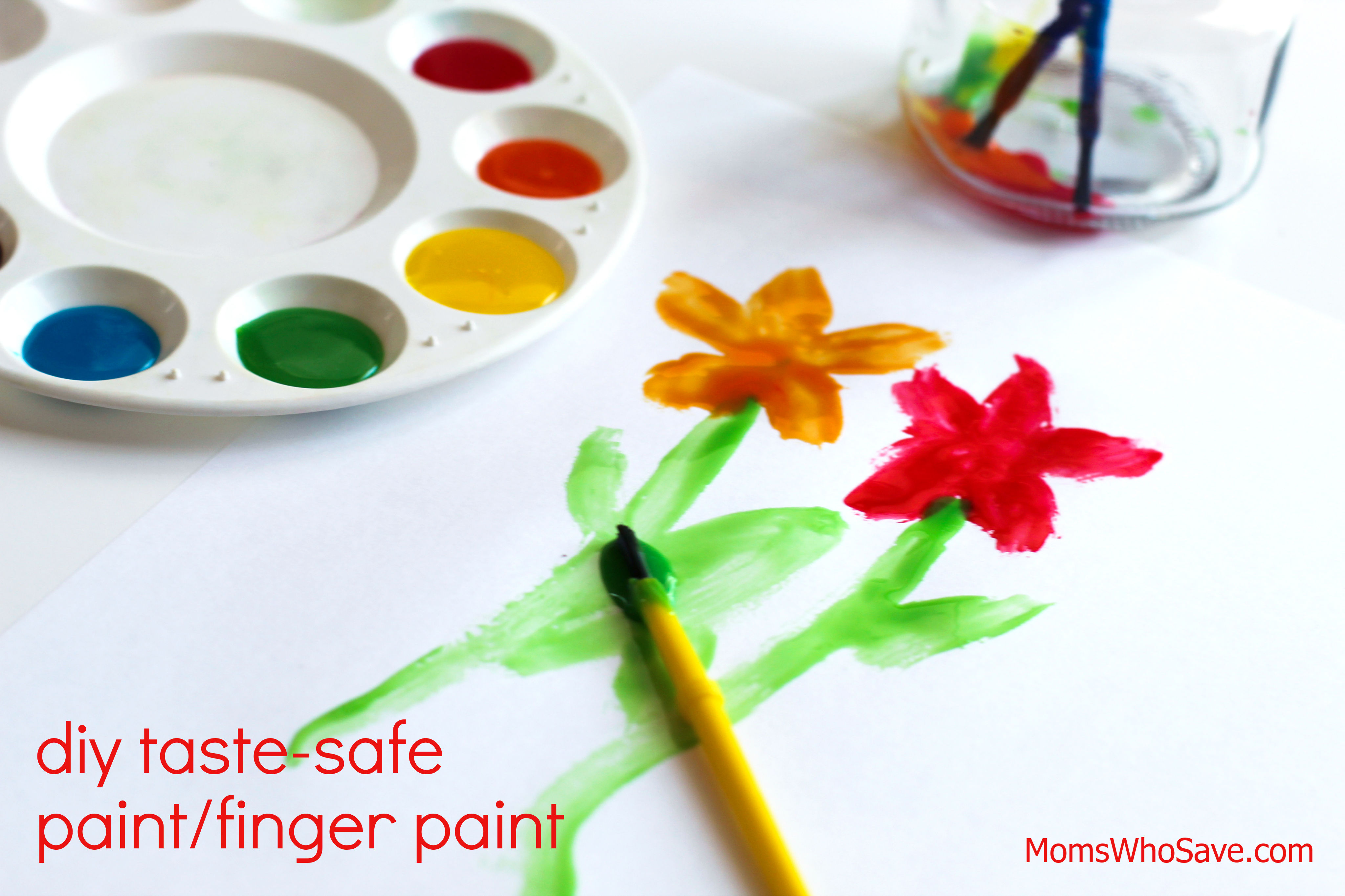 Easy TasteSafe Finger Paint Recipe for Toddlers