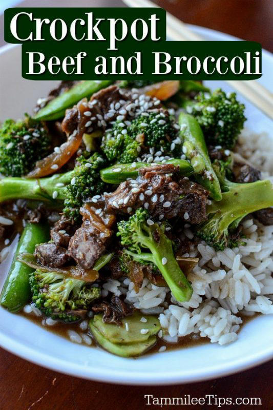 Slow Cooker Crockpot Beef and Broccoli Recipe