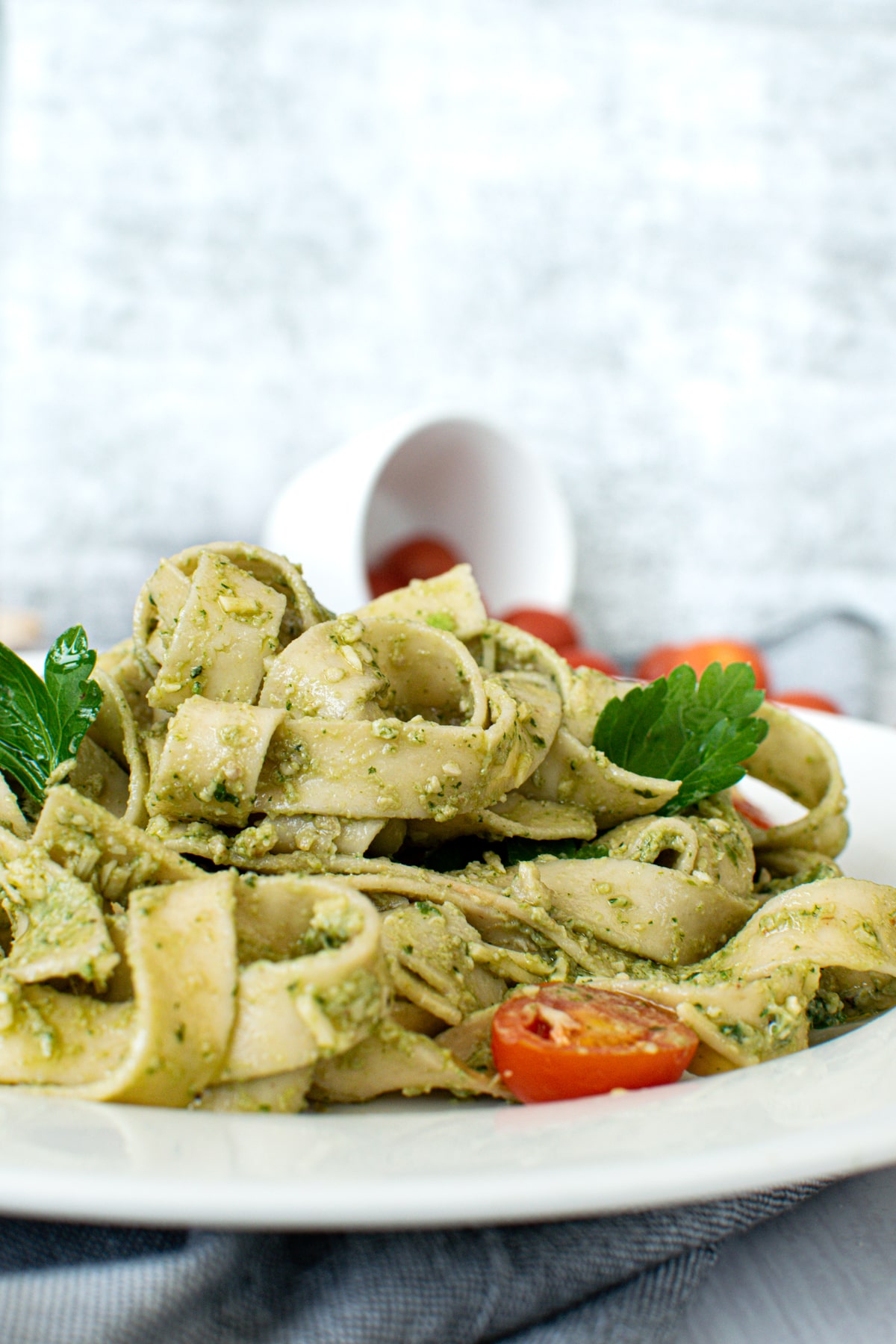 Creamy Avocado Spinach Pasta