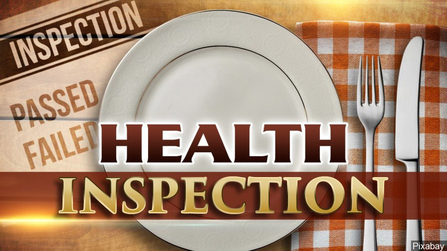Which restaurants failed their weekly health inspections?