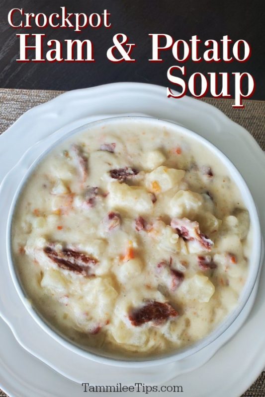 Crockpot Ham and Potato Soup Recipe