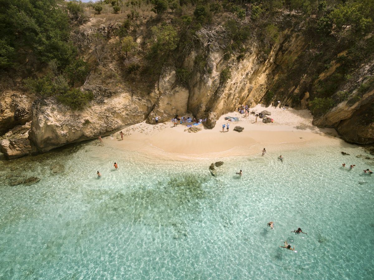 <p>Anguilla is known for its picturesque cliffs as a backdrop among the beaches and ocean. Visitors can explore secluded coves by boat, as well as Big Spring Cave which is a historical site to petroglyphs. </p><p>Where to stay: With plenty of options to stay, the <a href="https://qhotelanguilla.com/">Quintessence</a> is a boutique property nicknamed “The Tropical Grand Mansion”. The property sits above the Long Bay Beach with French-Caribbean fine dining and decor.</p>