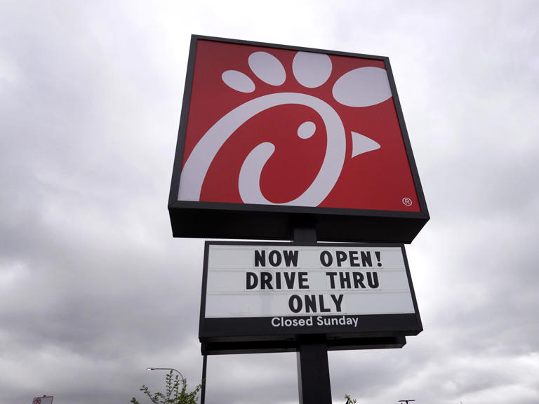 Chick-fil-A is closed on Sundays. Scott Olson / Staff / Getty Images