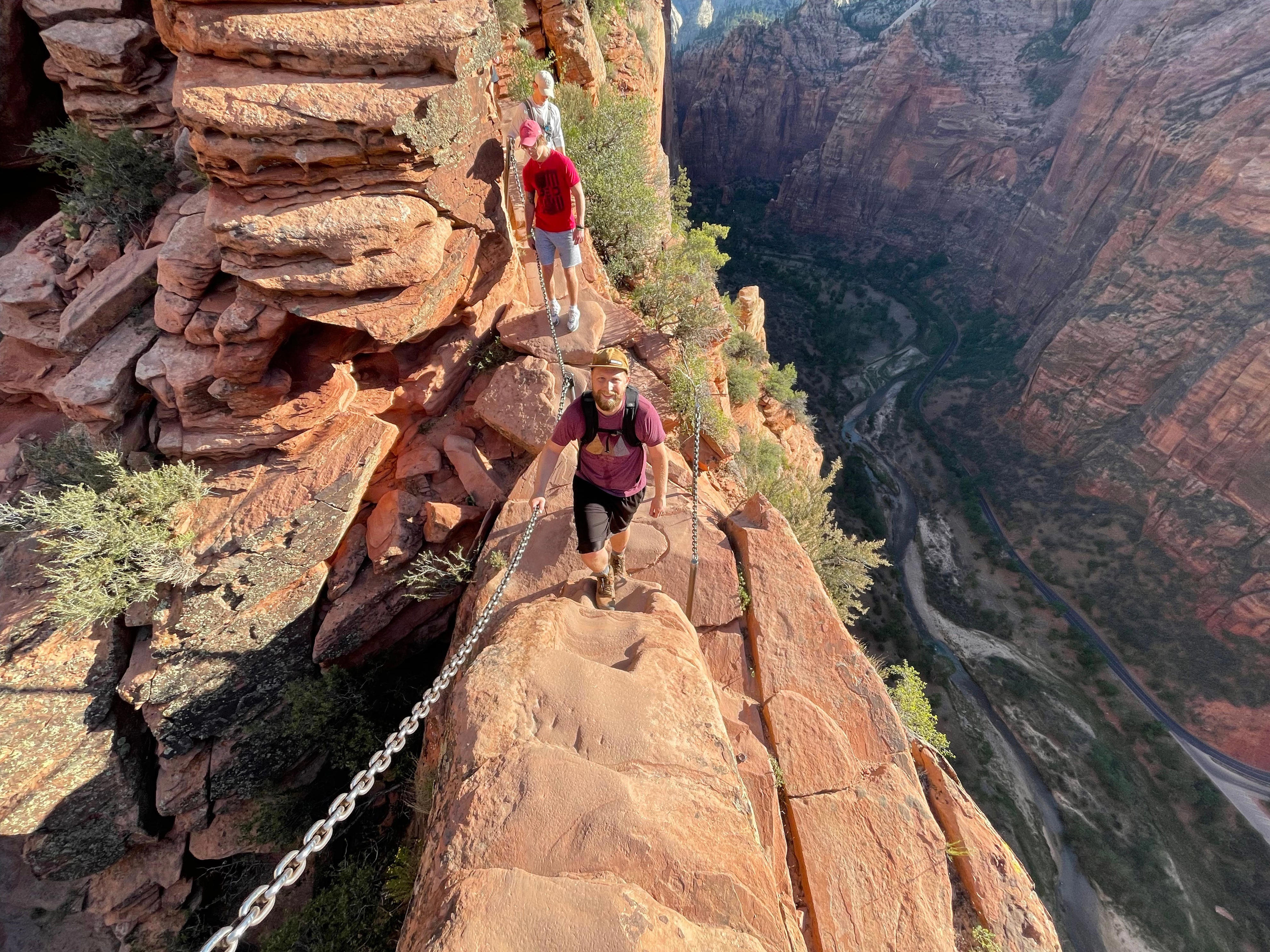 I hiked Angels Landing, one of Zion National Park's most dangerous