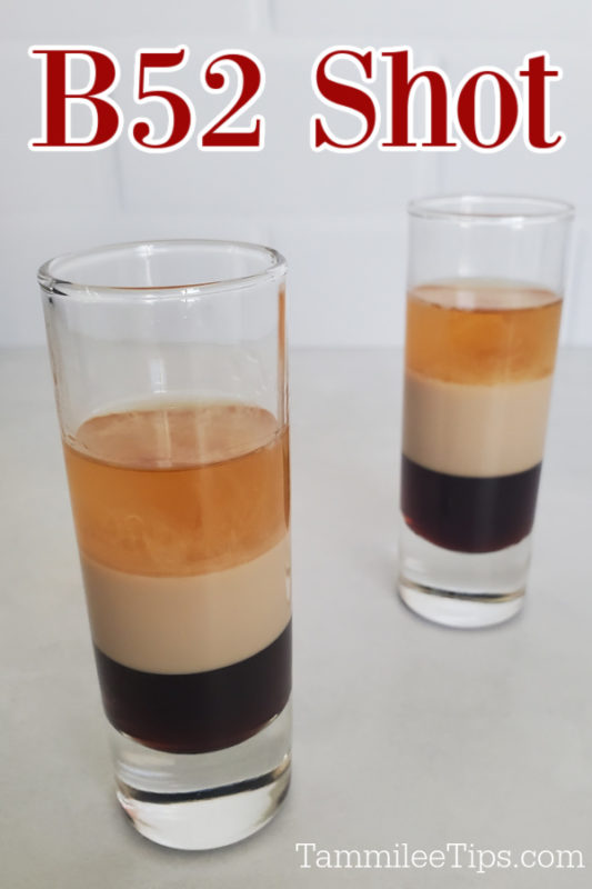 Classic B52 Layered Shot Recipe