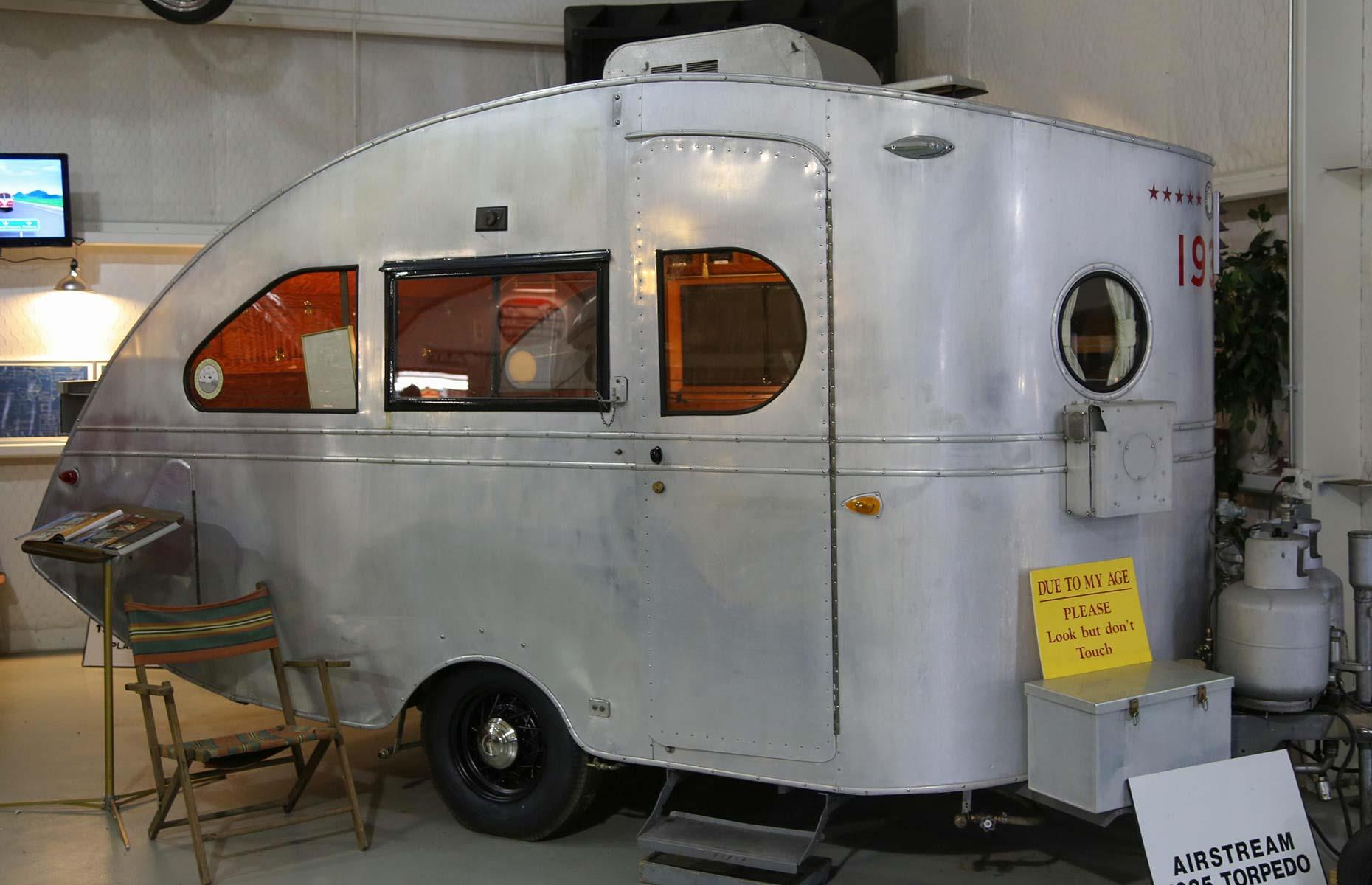 <p>The fledgling firm completed its first factory-produced model, the Torpedo (pictured), in 1932, and launched two larger models soon after: the Silver Cloud and the Airlite. A couple of years later, Wally Byam adopted the name "Airstream", a perfect moniker for the company's teardrop-shaped trailers, which cruised down the road "like a stream of air".</p>