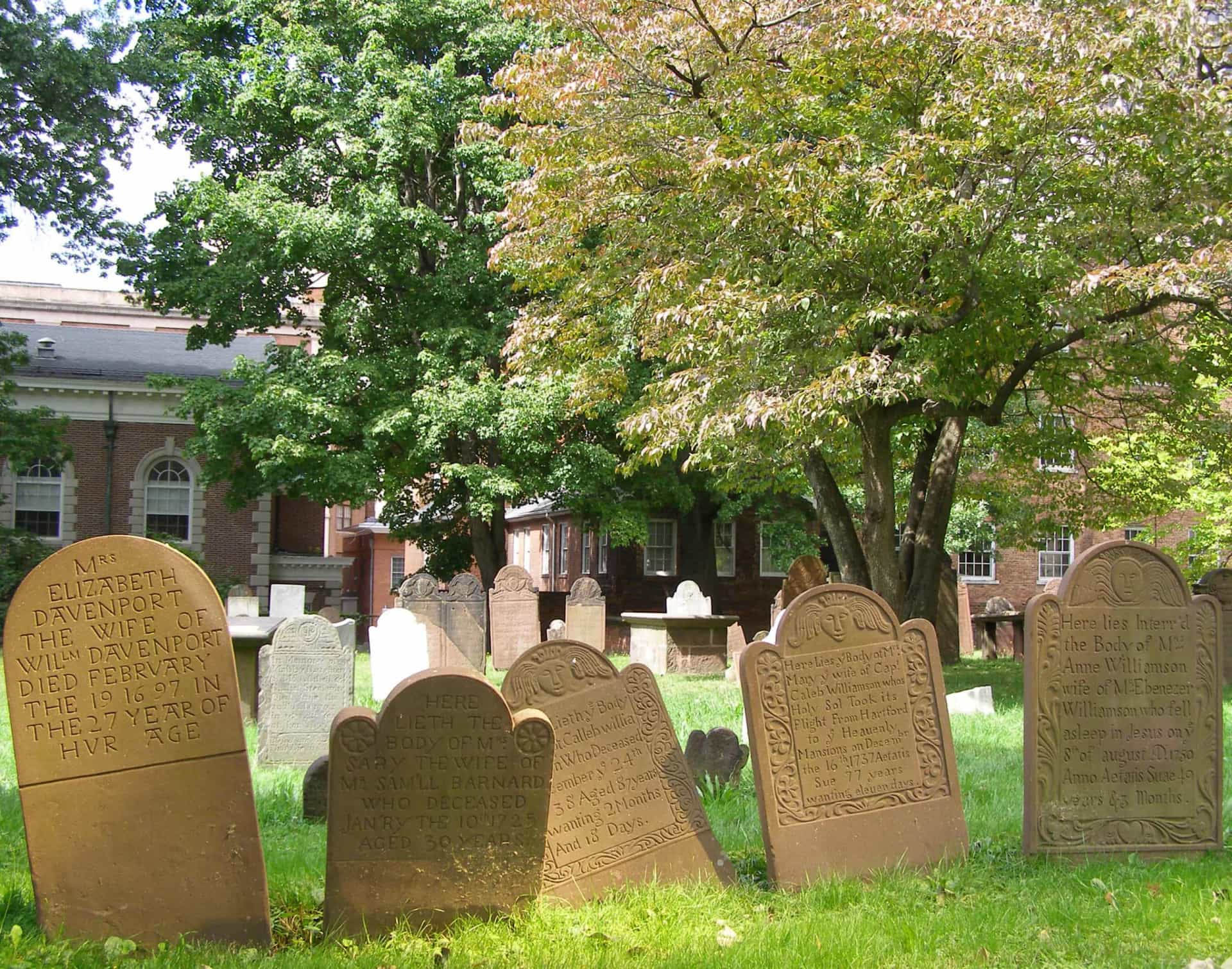 <p>One of Hartford's more incongruous visitor attractions is the city's Ancient Burying Ground, a cemetery set adjacent to the First Church of Christ and dating back to the 1600s. In fact, it is the only complete cemetery to survive from that period: the oldest gravestone dates back to 1648.</p><p>You may also like: <a href="https://www.starsinsider.com/n/340467?utm_source=msn.com&utm_medium=display&utm_campaign=referral_description&utm_content=513982en-us">Older actors who played teenagers on-screen</a></p>