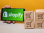 Shopify on the phone display.