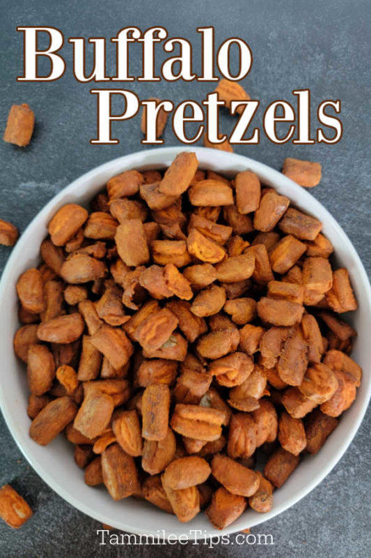 Spicy Buffalo Pretzels (Easy Snack)