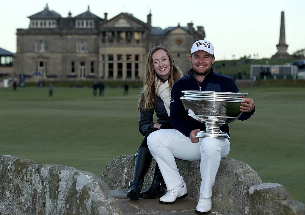 <p>Tyrrell Hatton is an English professional golfer who has won the European Tour six times and won the 2020 Arnold Palmer Invitational during the PGA Tour. After winning the 2021 Abu Dhabi HSBC Championship, he is set to be in the top five of the Official World Golf Ranking.</p> <p>He is currently seeing girlfriend Emily Braisher and the two have been together for about four years. She is often seen at Hatton's tournaments and writes a blog about her touring experience called <i>Wife on Tour</i>. Even though she is not his wife, she thought the name had a good ring to it.</p>