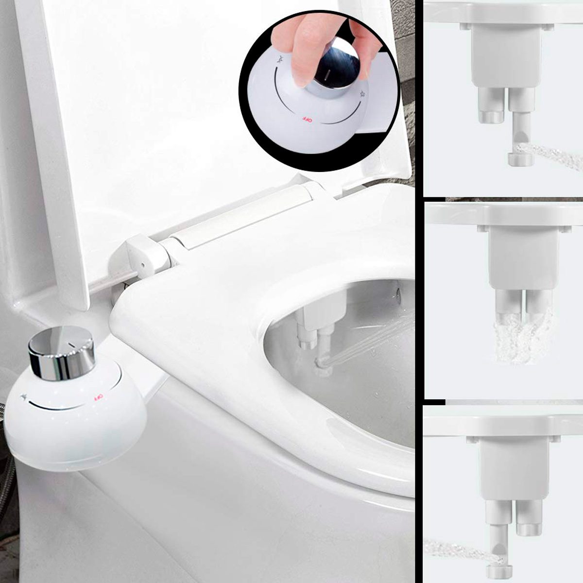 <p>Known for its ultra-slim design, this <a href="https://www.amazon.com/dp/B07N66M45S/?tag=fhm_msn-20" rel="nofollow noopener noreferrer">bidet attachment</a> is so thin it leaves no toilet seat gap like some other models. It has a chrome-plated water pressure control so you can easily adjust the pressure. "It has cleaning dual nozzle. It's very useful for men and women," says one buyer. Plus, <a href="https://www.familyhandyman.com/article/best-toilet-paper-for-plumbing/">this is the best toilet paper for your plumbing</a>.</p> <p class="listicle-page__cta-button-shop"><a class="shop-btn" href="https://www.amazon.com/dp/B07N66M45S/?tag=fhm_msn-20">Shop Now</a></p>