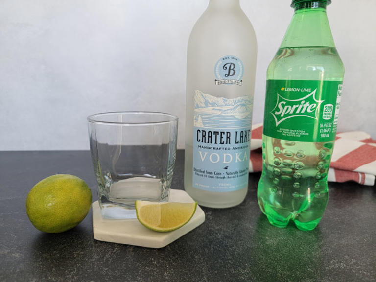 Super Easy Two Ingredient Vodka And Sprite Cocktail