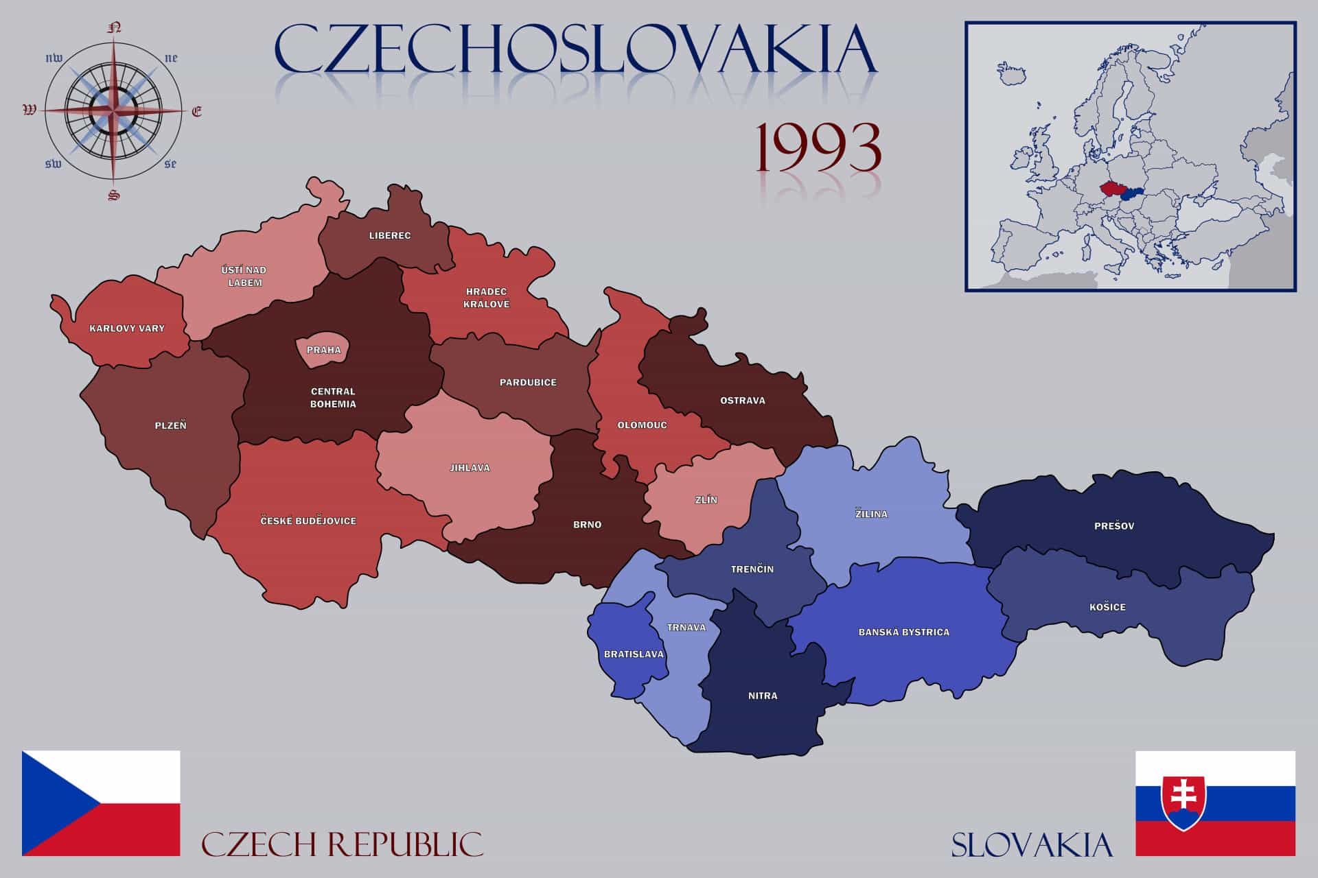 Чехословакия чехия и словакия. В 1993 году Чехословакия разделилась на Чехию и Словакию. Распад Чехословакии карта. Разделение Чехословакии на Чехию и Словакию. 1993 Г. распад Чехословакии на Чехию и Словакию.