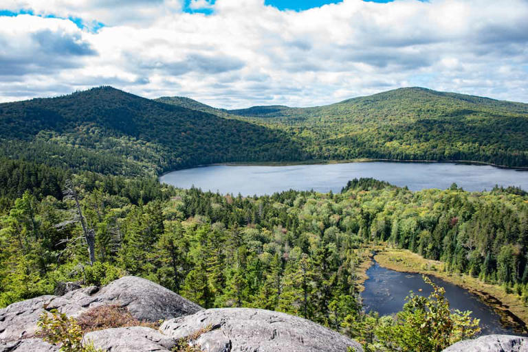 View from the top of Little Moose Mountain