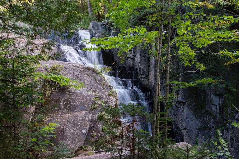 Little Wilson Falls off of the Appalachian Trail in Maine