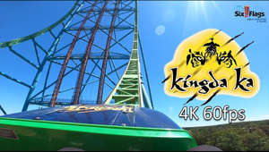 Behold, the King of coasters!  You've been graced by the presence of royalty.  

Kingda Ka, the world's tallest roller coaster launches you up 456 feet in the air at a breath-taking 128 miles per hour in 3.5 seconds!  Crest the top hat long enough to see the striking views before plummeting through a 270-degree spiral straight back down to Earth.  Can't catch your breath?  There's a 129 foot camel hump waiting for you at the end of the ride!  Phew!  You made it back to the station!

Visit www.sixflags.com/greatadventure for tickets and info!

Kingda Ka 4k POV - 2021 Official