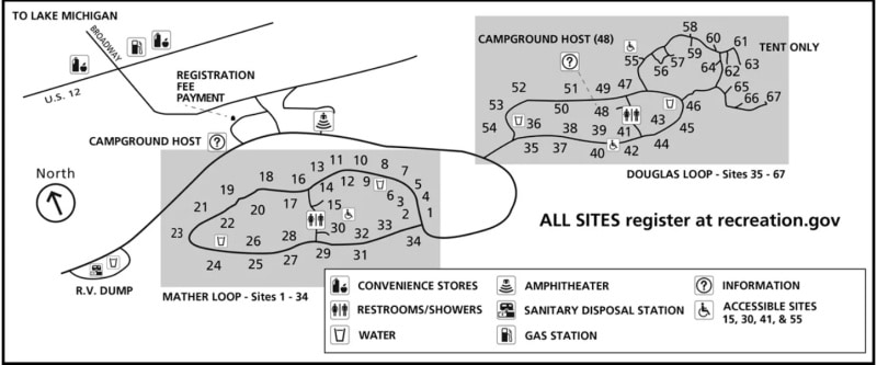 Dunewood Campground - Indiana Dunes National Park