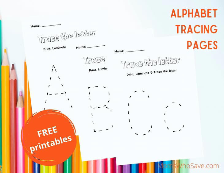 Preschool Alphabet Worksheets (pdf Printables) *2 Free Sets