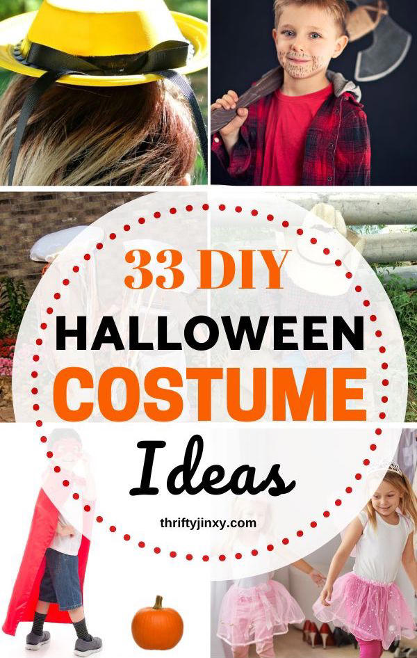 33 Easy DIY Halloween Costume Ideas for Kids or Adults