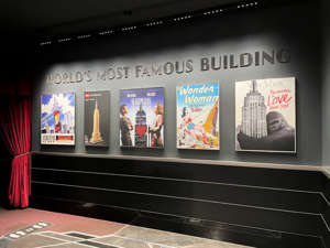 One of the informational exhibits at the Empire State Building