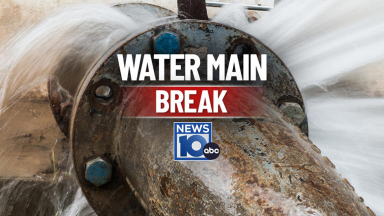 Water main break near Capitol building in Albany
