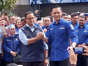 Gubernur DKI Jakarta Anies Baswedan saat bersama dengan Ketua Umum Partai Demokrat Agus Harimurti Yudhoyono (AHY) pada Jumat (7/10/2022) siang. Pertemuan itu digelar di Kantor Dewan Pimpinan Pusat (DPP) Demokrat, Menteng, Jakarta Pusat.